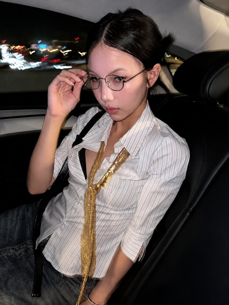 Fitted Pinstripe Shirt