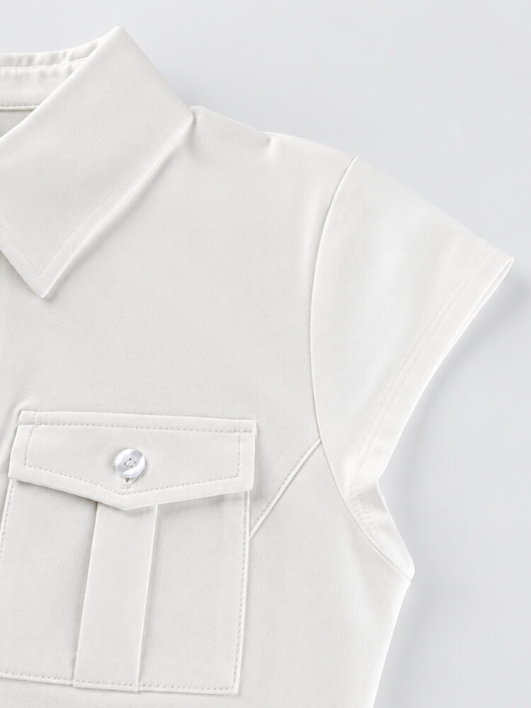 Fitted Pocket Button-Up