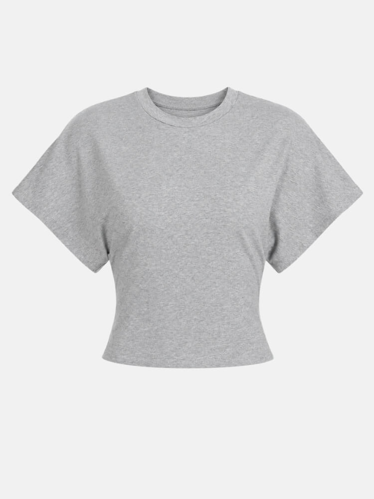 Fitted Waist Crop Tee