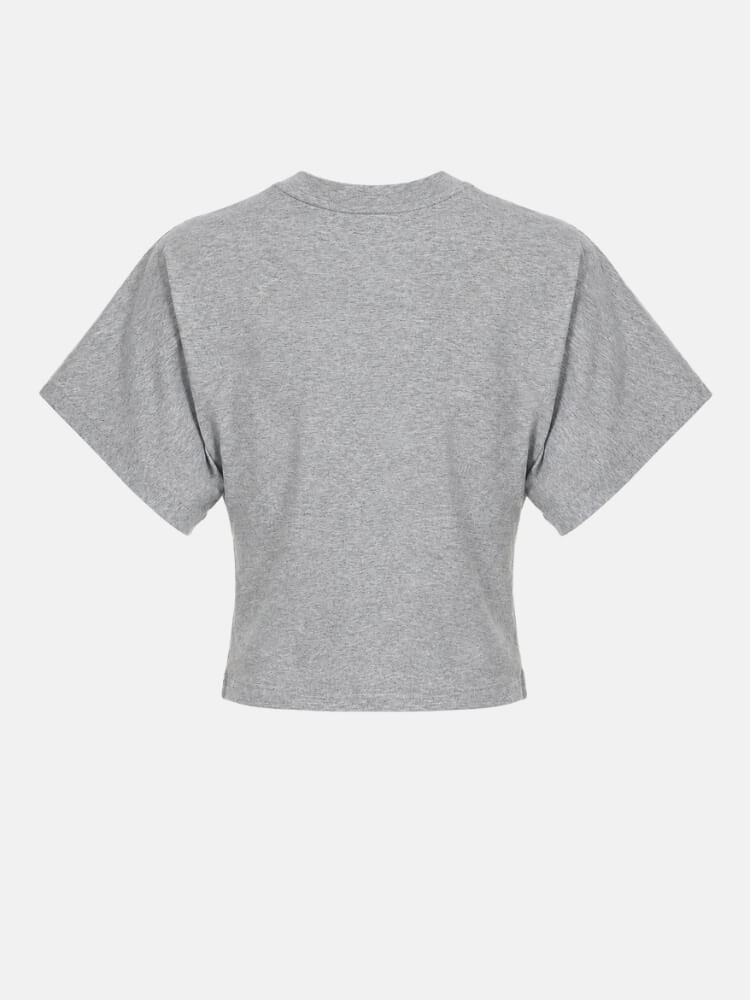 Fitted Waist Crop Tee