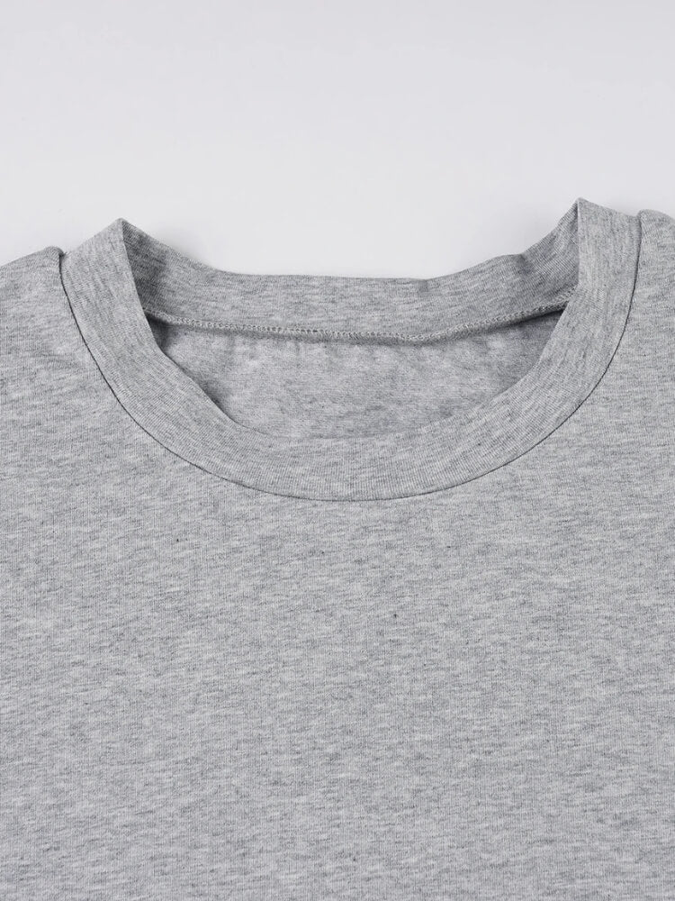 Fitted Waist Crop Tee