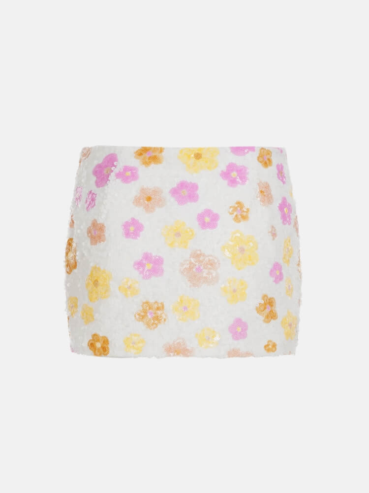 Flower Glow Mini Skirt
