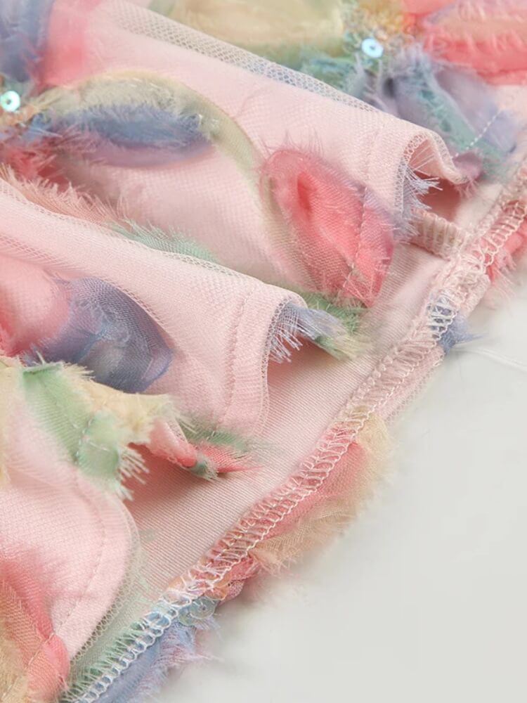 Flower Mini Skirt