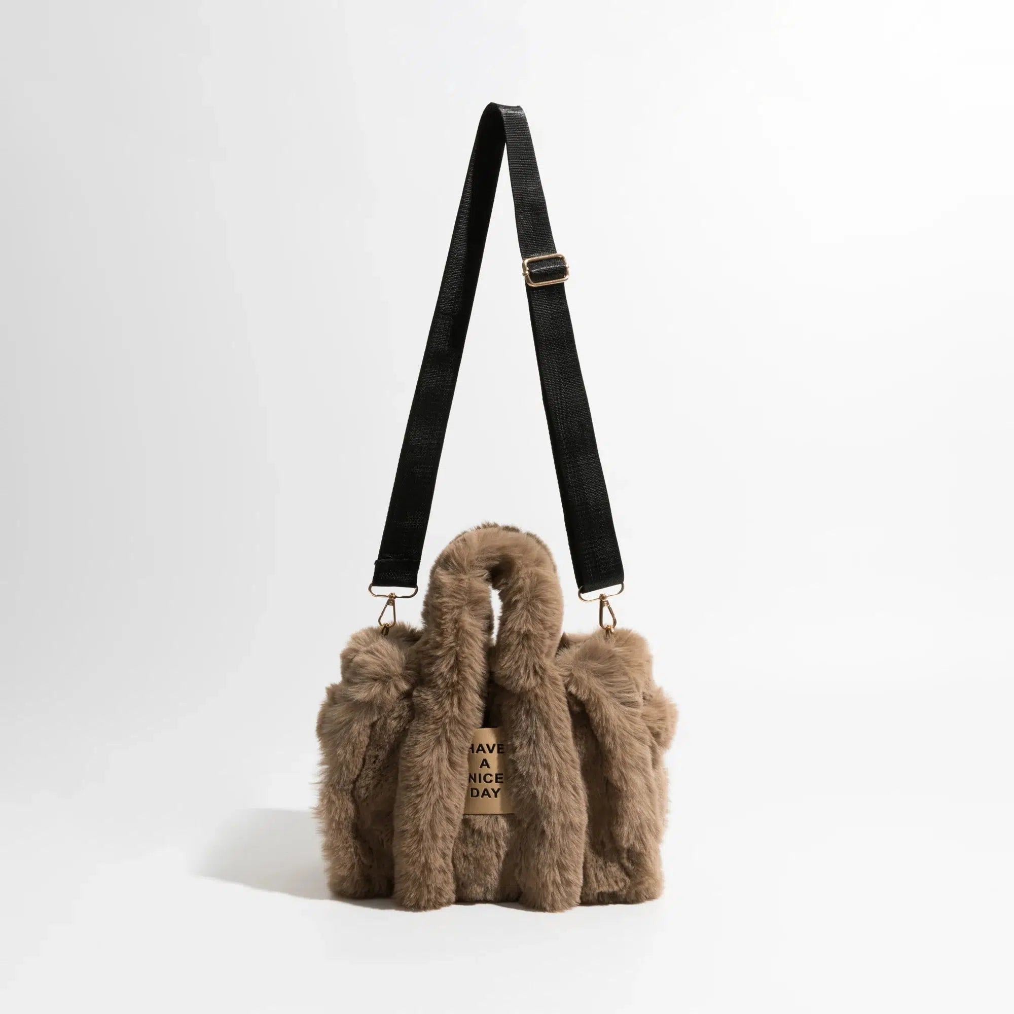 Fluffy Faux Fur Tote Bag