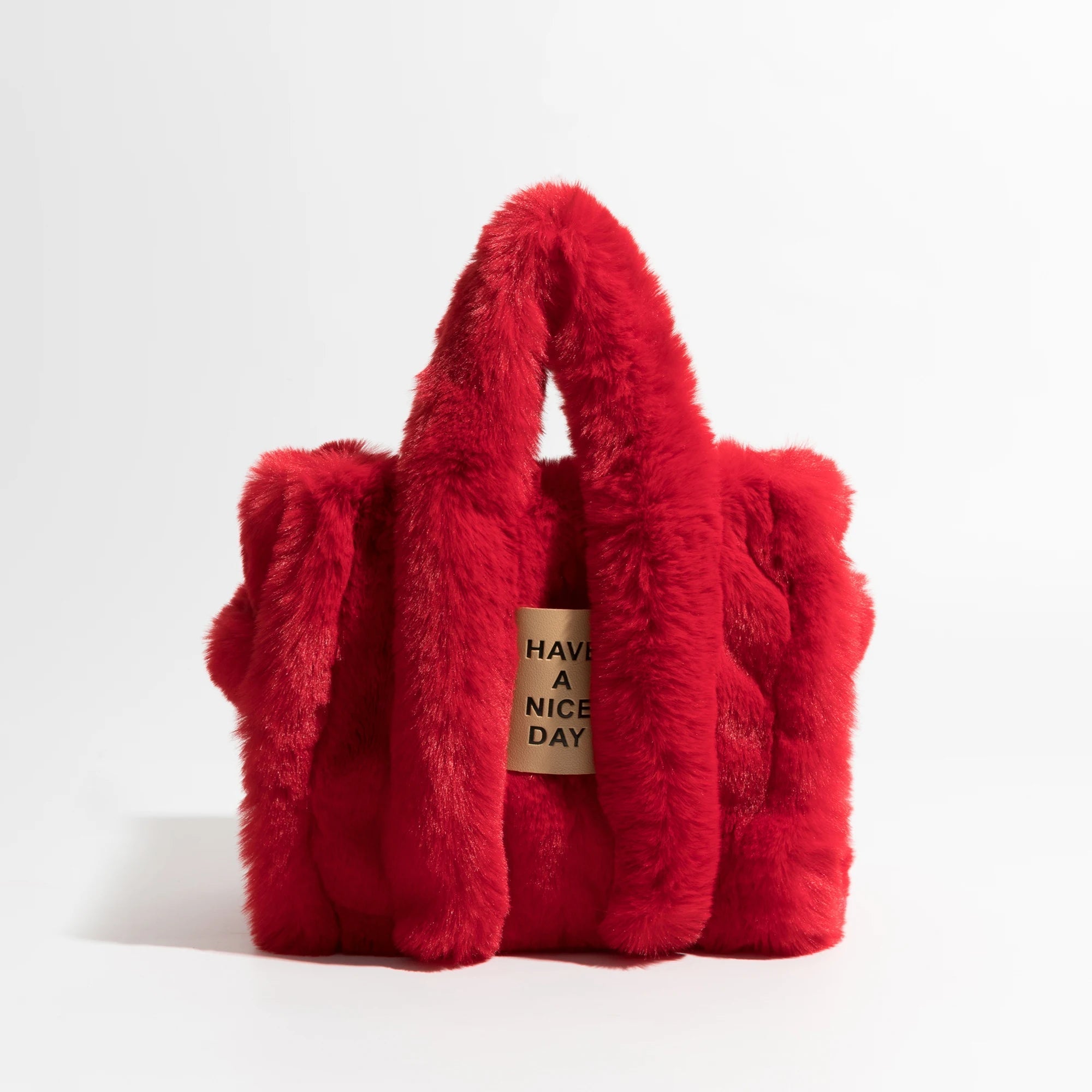 Fluffy Faux Fur Tote Bag Litlookz Studio - Main Image