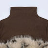 Fluffy Leopard Top