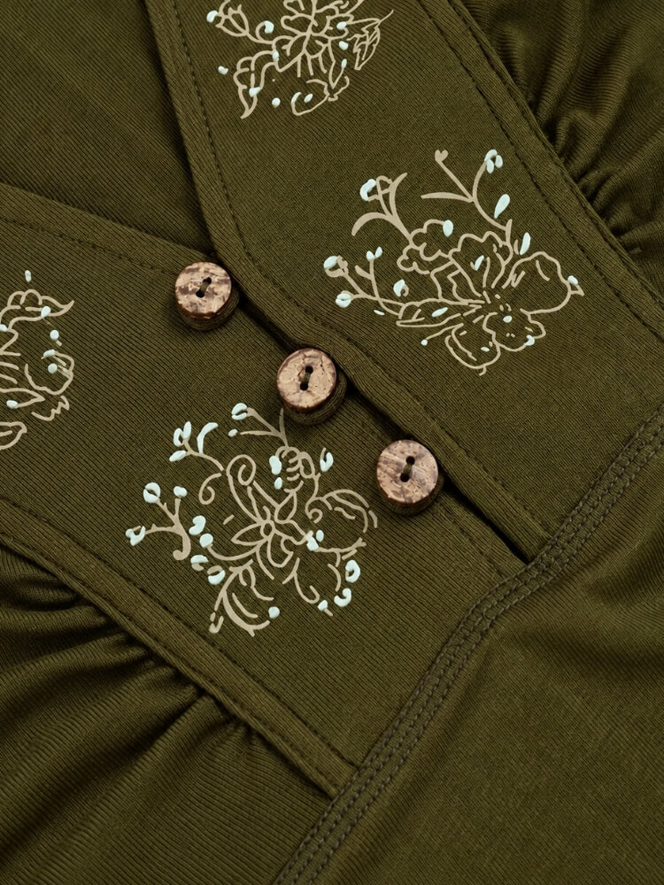 Forest Embroidery Tee
