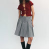 Frog Button Crop Cardigan