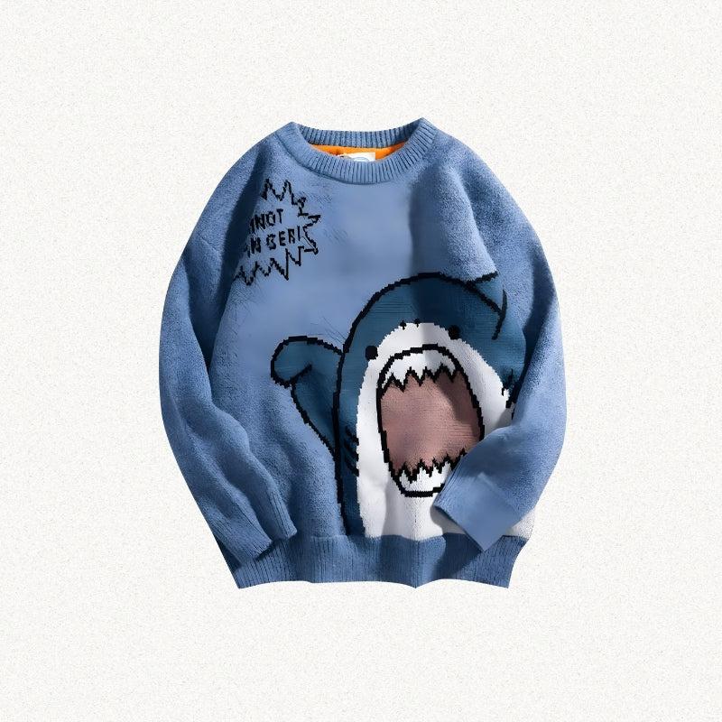 Funny Shark Knitted Sweater