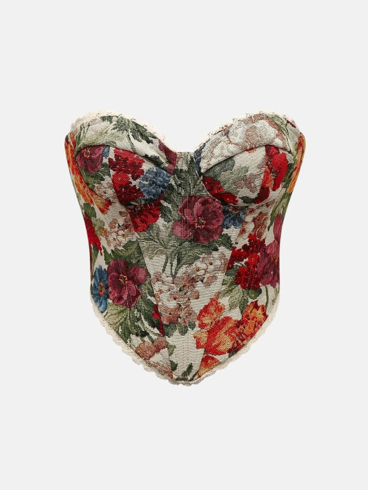 Garden Corset Top