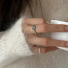 Gemstone Liquid Ring
