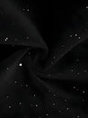 Glitter Asymmetric Mini Dress