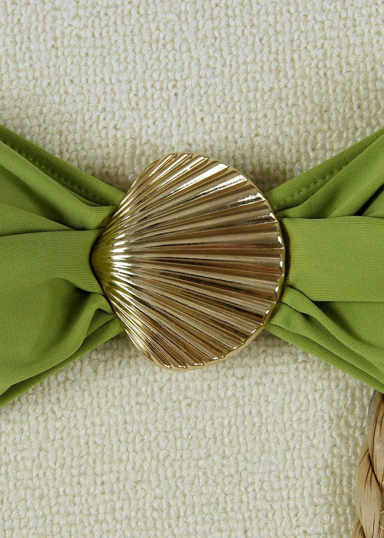 Gold Shell Bikini Set