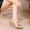Golden Leaf Heels