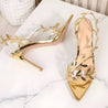 Golden Leaf Heels