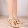 Golden Leaf Heels