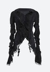 Goth Asymmetric Blouse