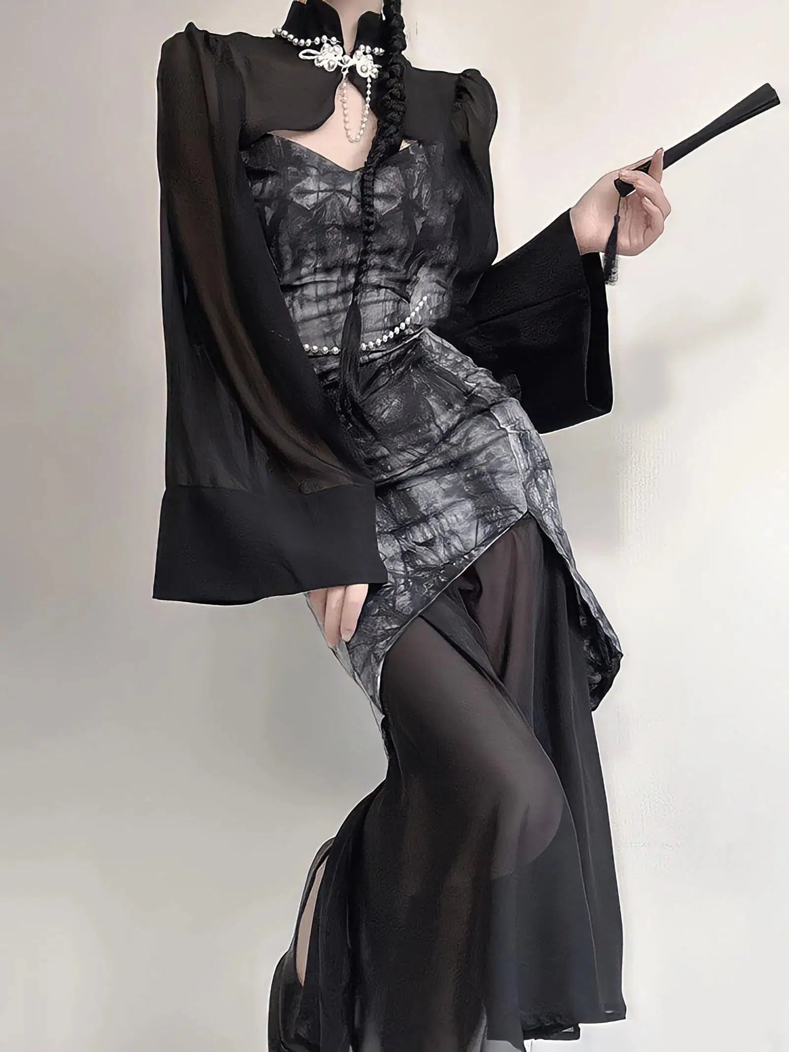 knee length dresses for ladies Dreamland Midi Dress | Punk Rave Australia main image 0