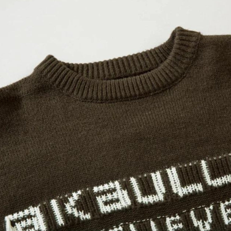 Grunge AK-Bullet Tasseled Sweater
