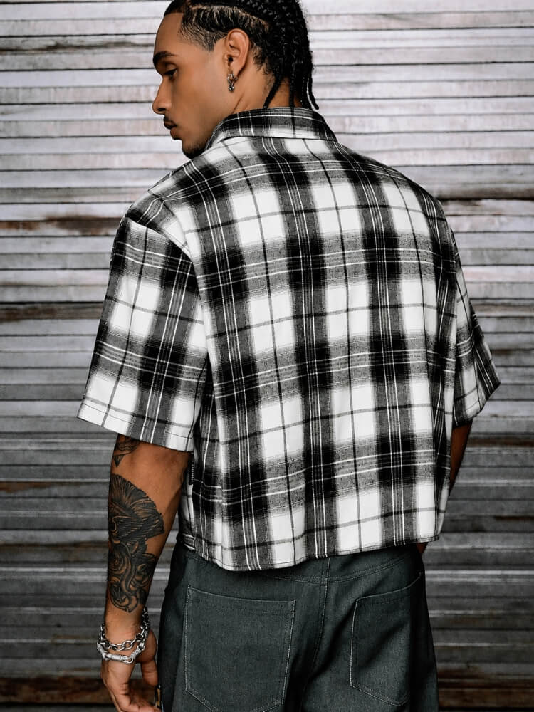 Grunge Checkered Shirt