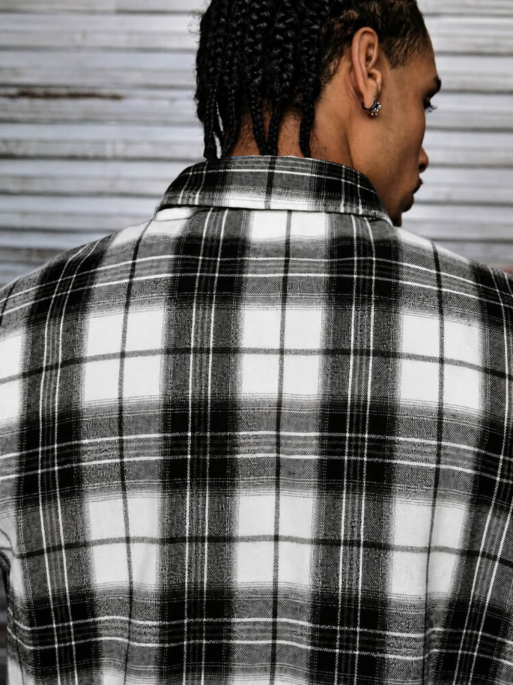 Grunge Checkered Shirt