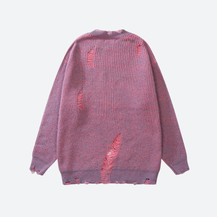 Grunge Distressed Knitted Sweater