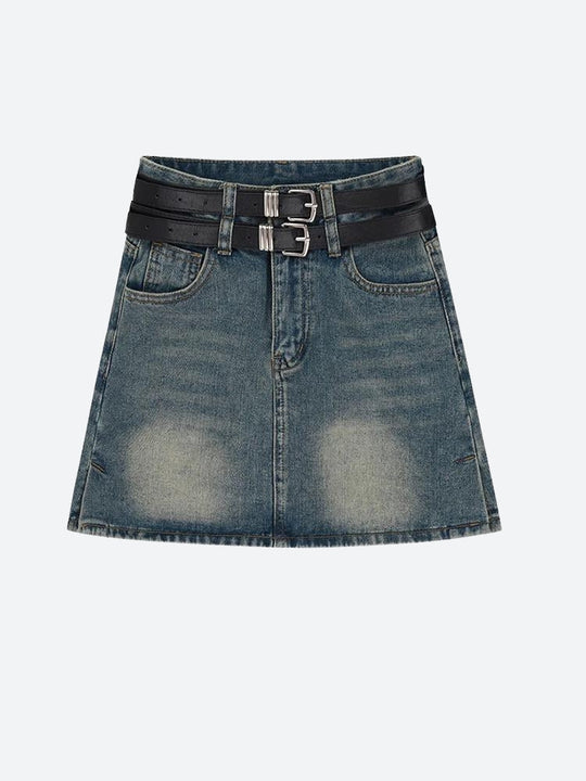 Fit 2 Knee Length Belt Loop Skirt