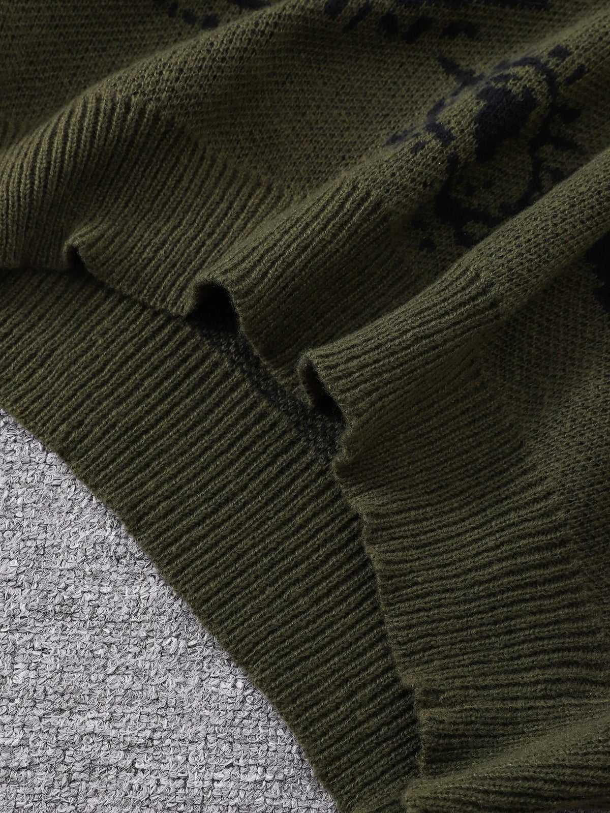 Grunge Eye Pattern Sweater