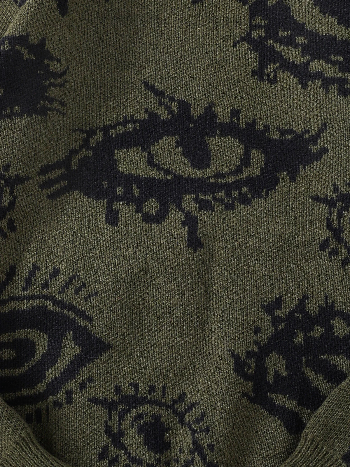 Grunge Eye Pattern Sweater