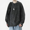 Grunge Oversized Distressed Basic Tee