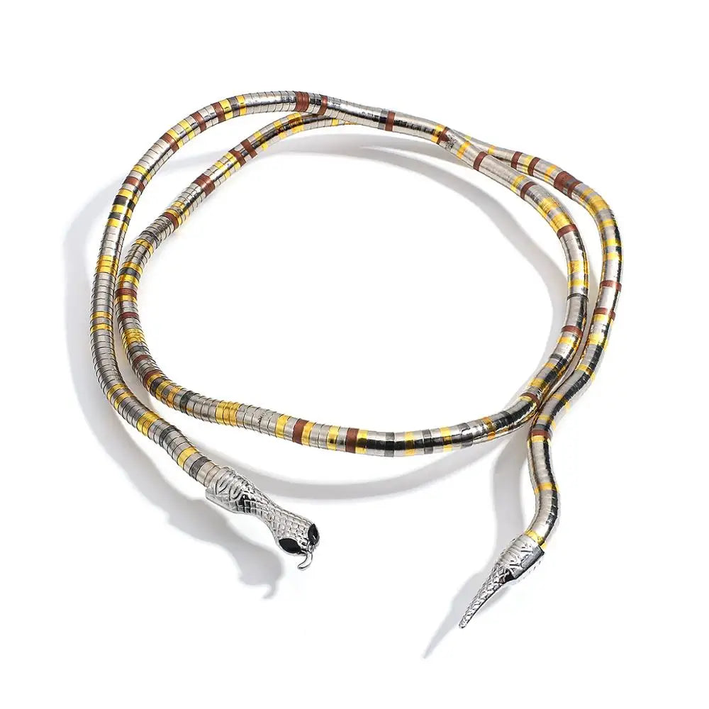 Grunge Snake Necklace & Bracelet