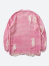 Grunge Tasseled Distressed Sweater