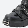 Grunge Velcro Straps Chunky Platform Boots