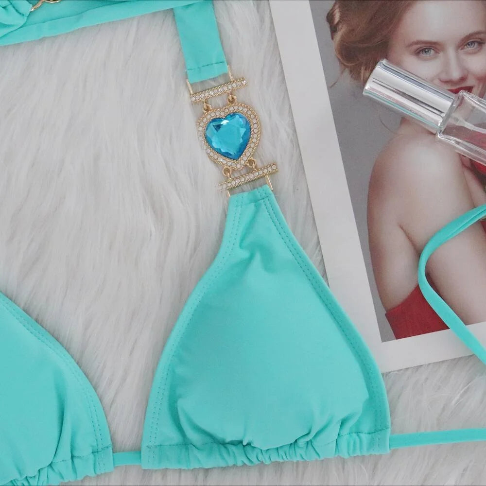 Heart Chain Bikini Set