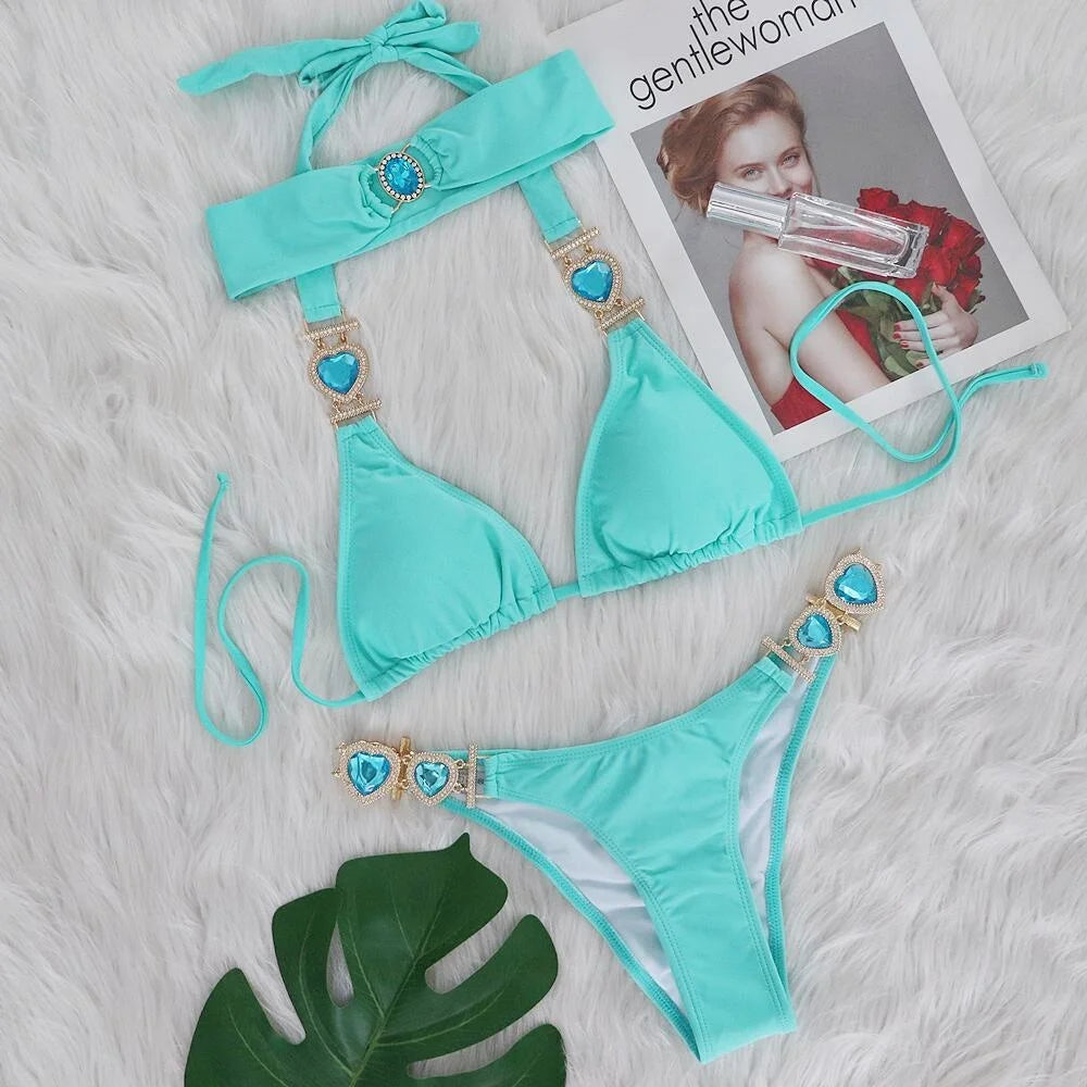 Heart Chain Bikini Set