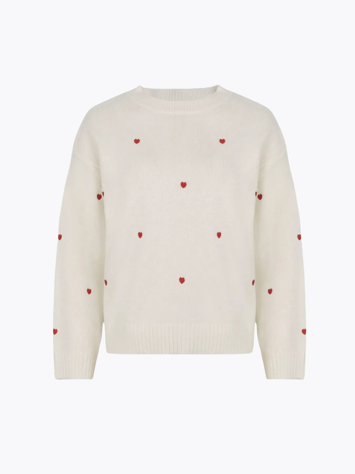 Heart Embroidered Sweater