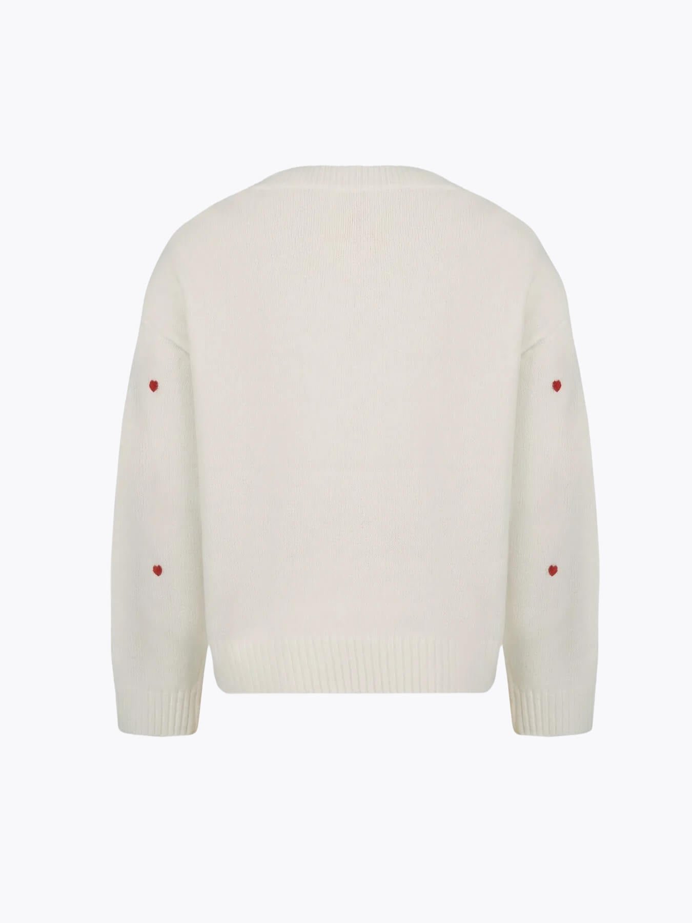 Heart Embroidered Sweater