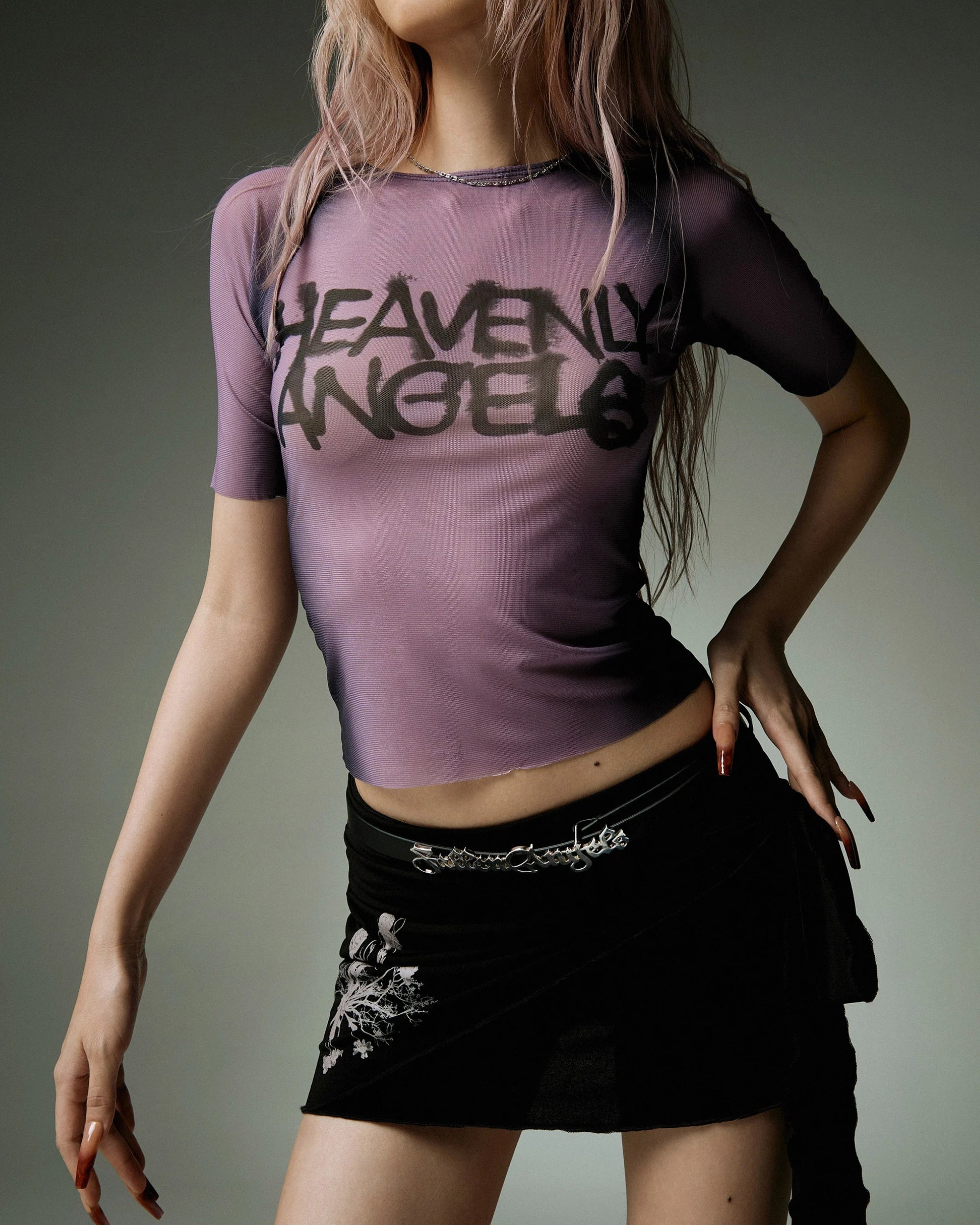 Heavenly Angels Shirt – Y2K Mesh Top | Litlookz – Litlookz Studio