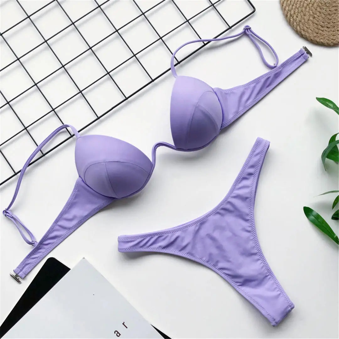 High-Cut Bikini Set