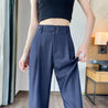 High Waist Straight Pants