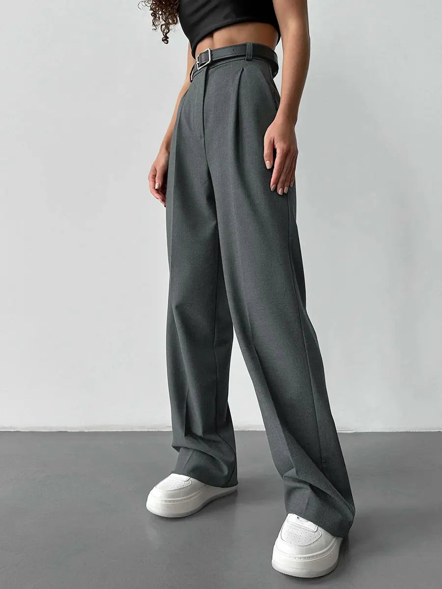 High Waisted Tailored Pants
