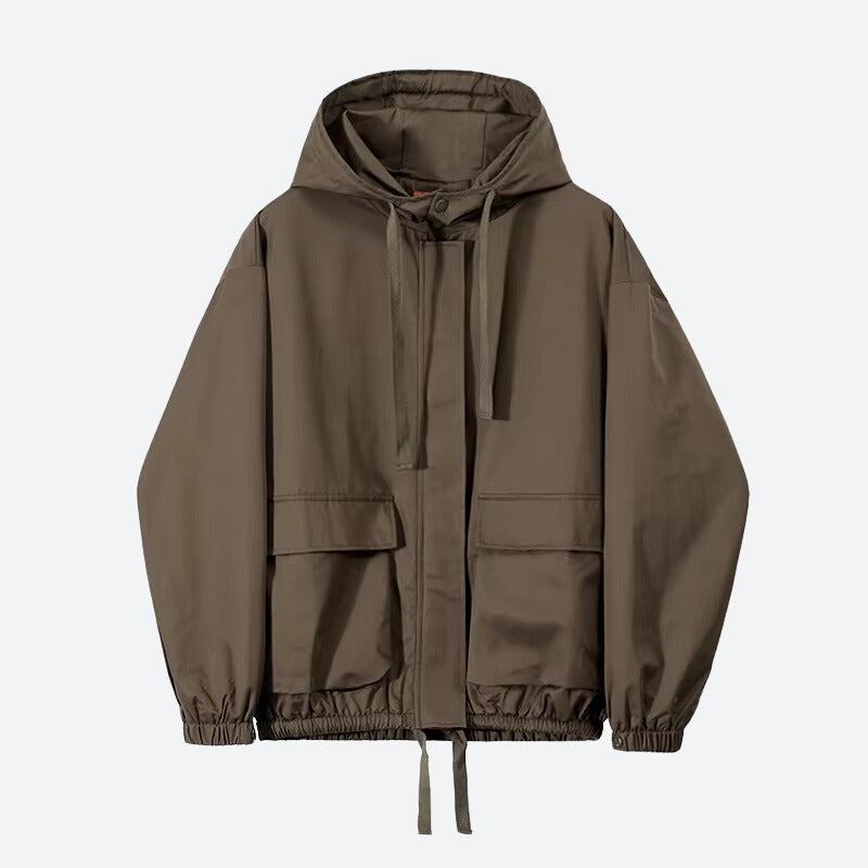 Hooded Parachute Jacket - Litlookz Studio