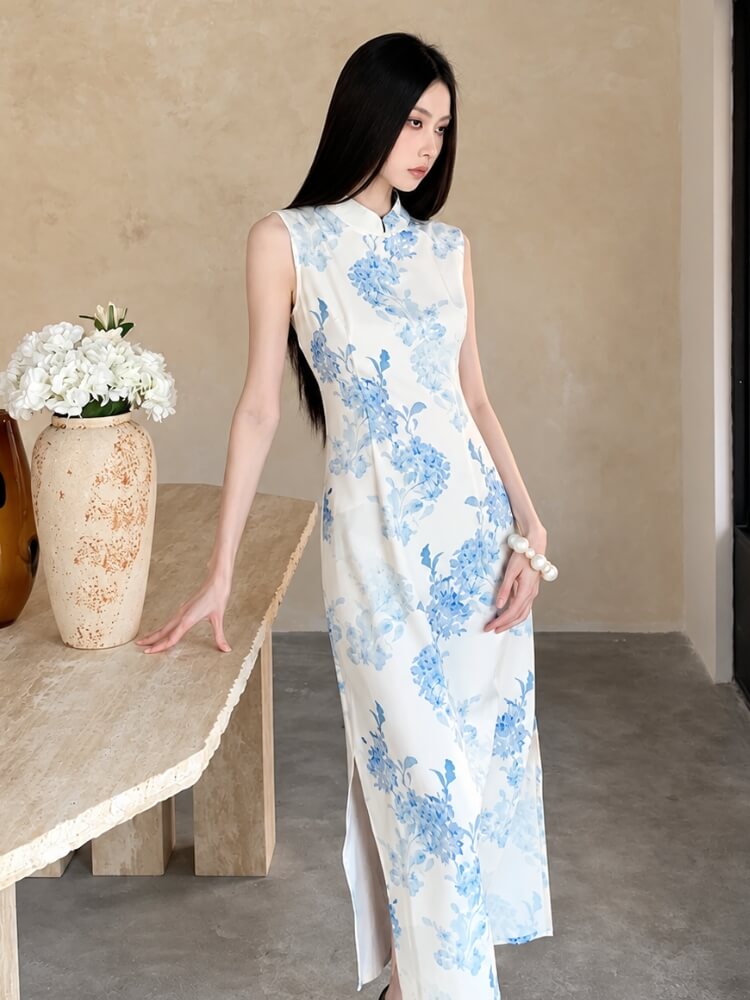 Hydrangea Maxi Dress