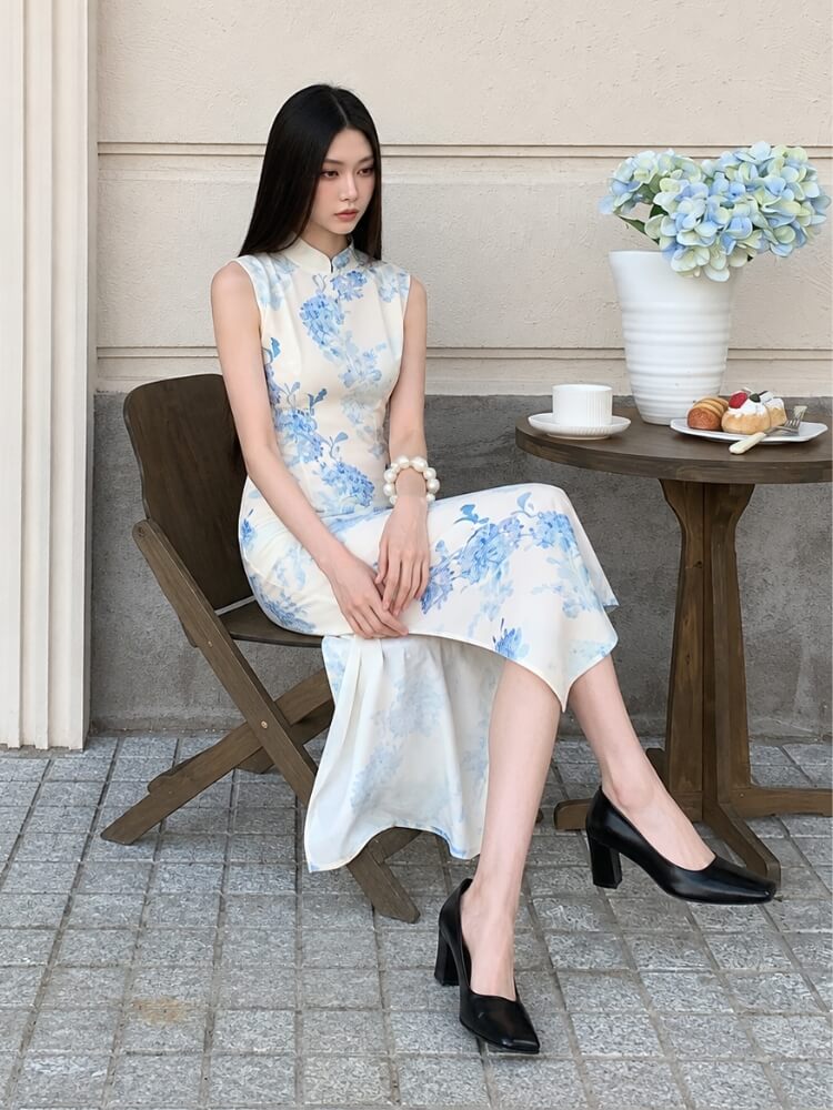 Hydrangea Maxi Dress