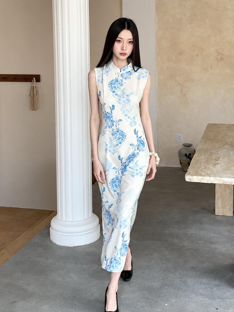 Hydrangea Maxi Dress