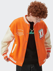 I Don't Give Damn Baseball Varsity Jacket - Litlookz Studio