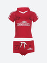 Jersey Top & Shorts Two Piece Set