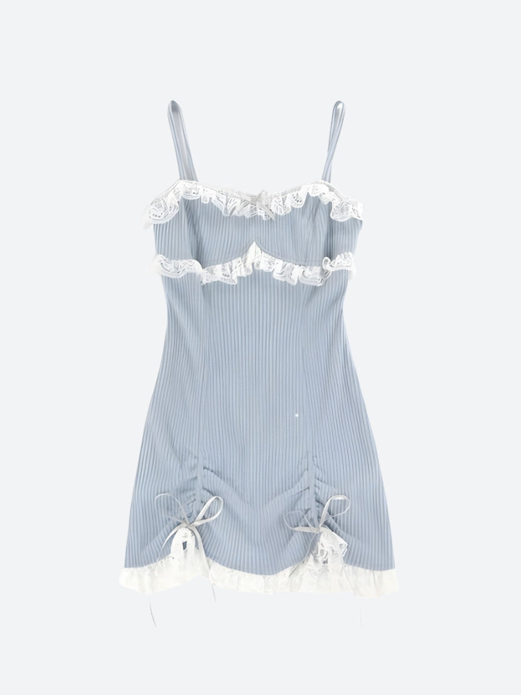 Kawaii Mini Dress & Crop Cardigan Two Piece Set Kawaii Mini Dress & Crop Cardigan Two Piece Set