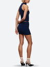 Knitted Halter Top & Mini Skirt Two Piece Set