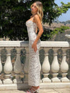 Lace Bodycon Midi Dress